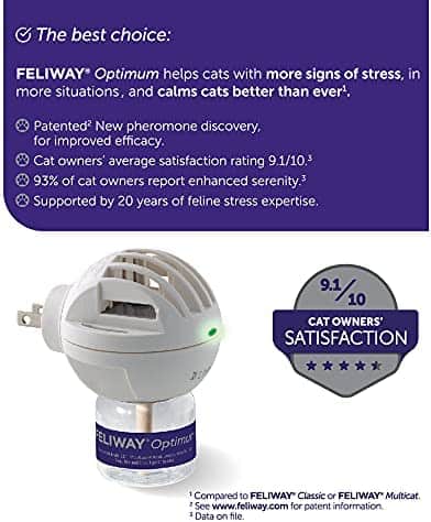 Feliway Optimum Enhanced Calming 30 Day Diffuser for Cats - Image 5