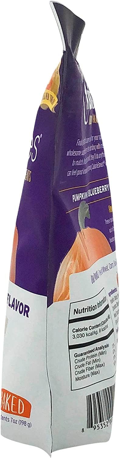 Fruitables Crunchy Baked Dog Treats | Pumpkin and Blueberry - Image 2