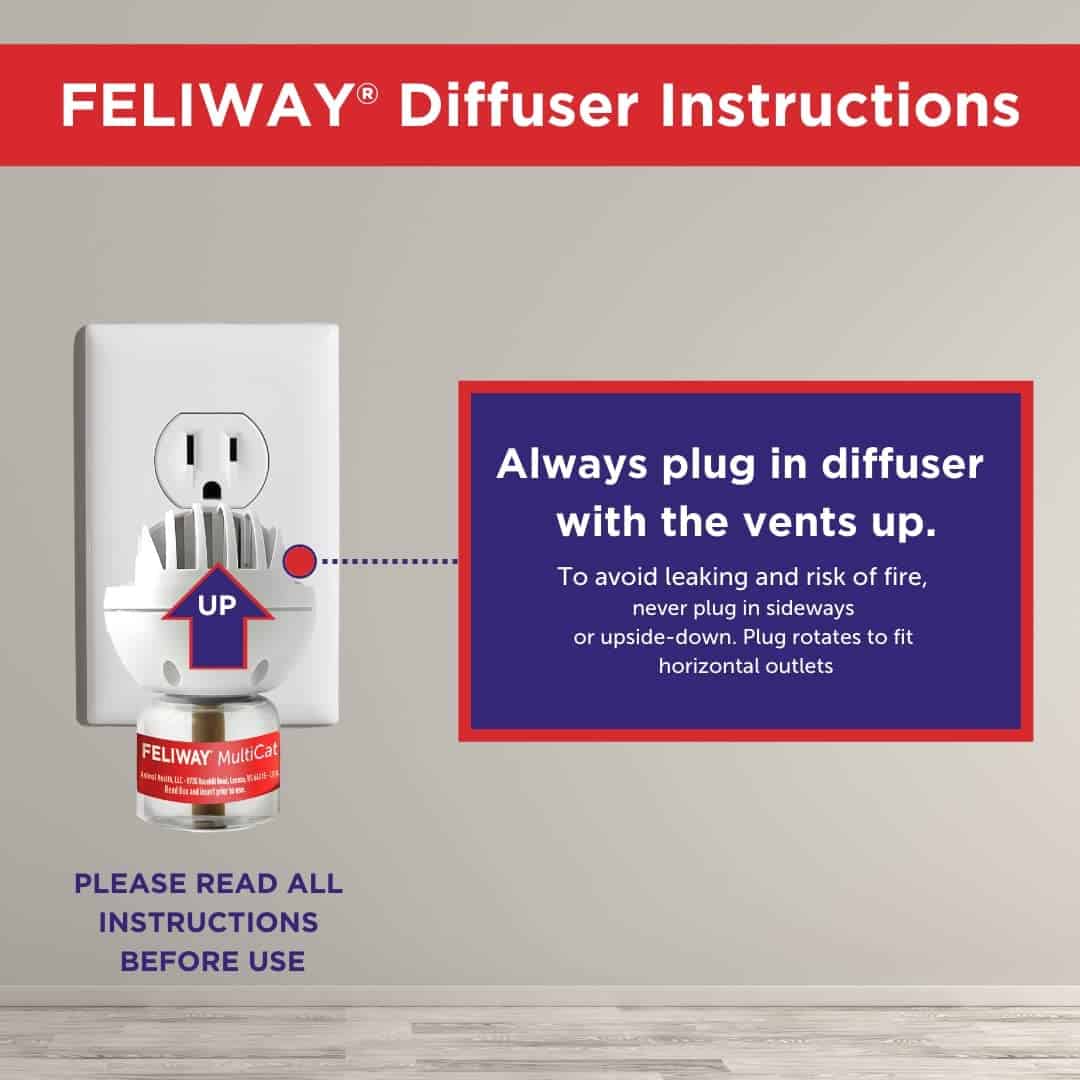 Feliway MultiCat 30 Day Starter Kit Calming Pheromone Diffuser for Cats - Image 6