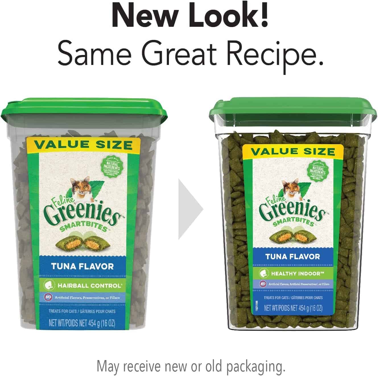 Greenies Smartbites Healthy Indoor Natural Treats for Cats, Tuna Flavor, 16 oz. Tub - Image 7