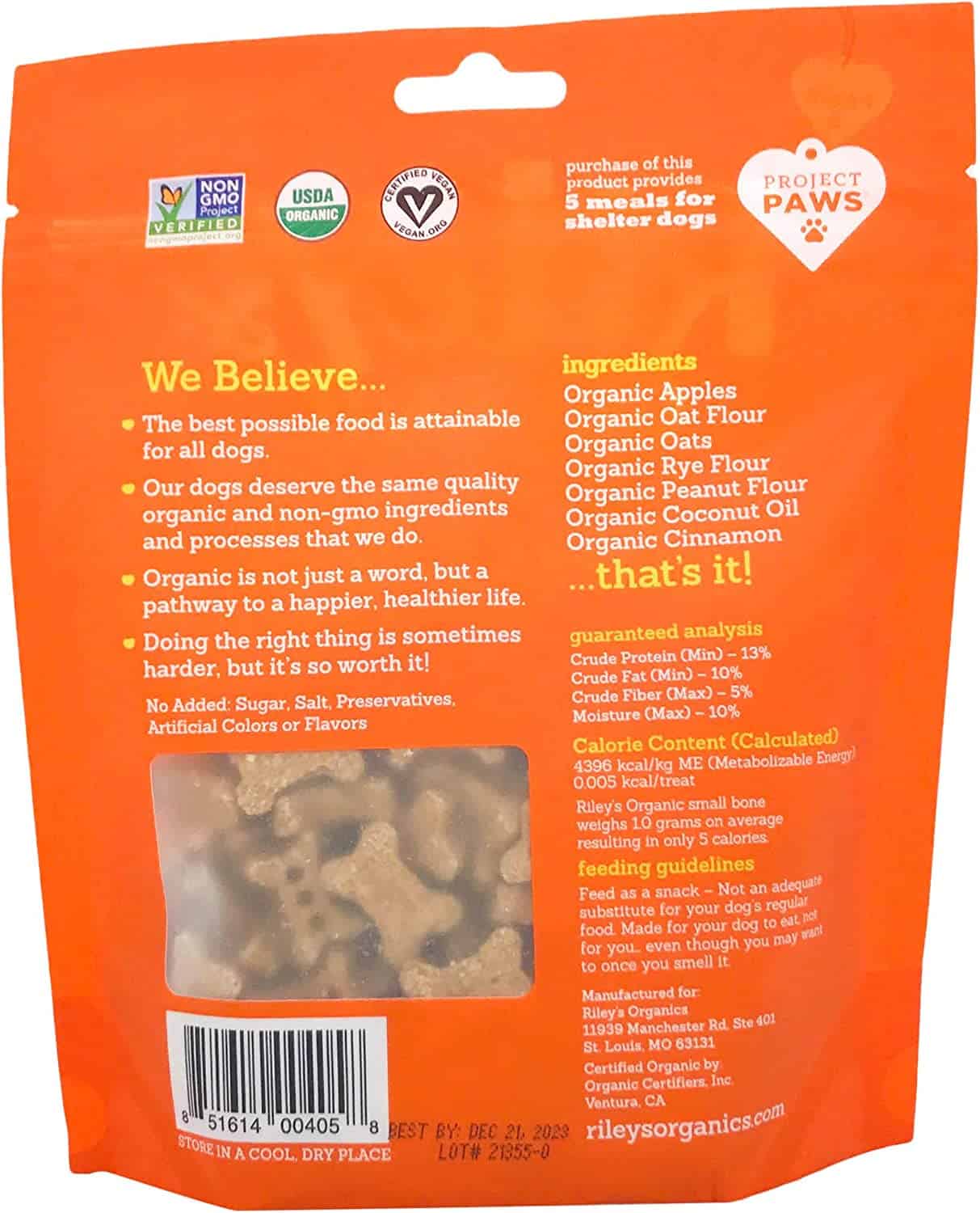 Riley's Organic Tasty Apple Recipe, Small Bone - Image 7