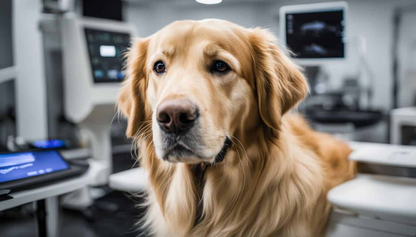 golden retriever up close