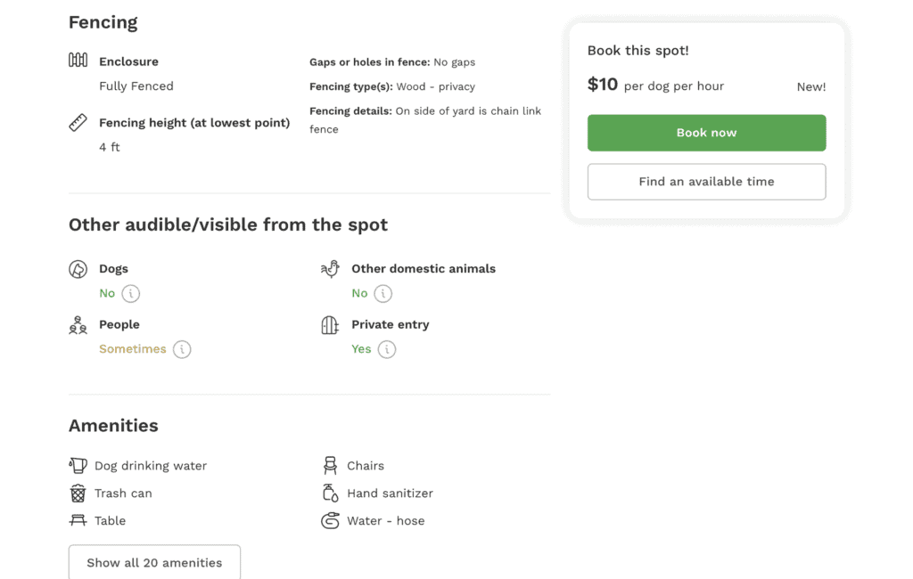 Sniffspot offers private dog park rentals for traveling pets | Vets sniff it out 10 Sniffspot location specifics