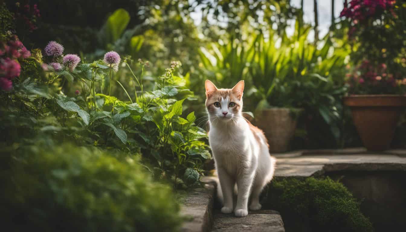 orange kitten sitting on a step