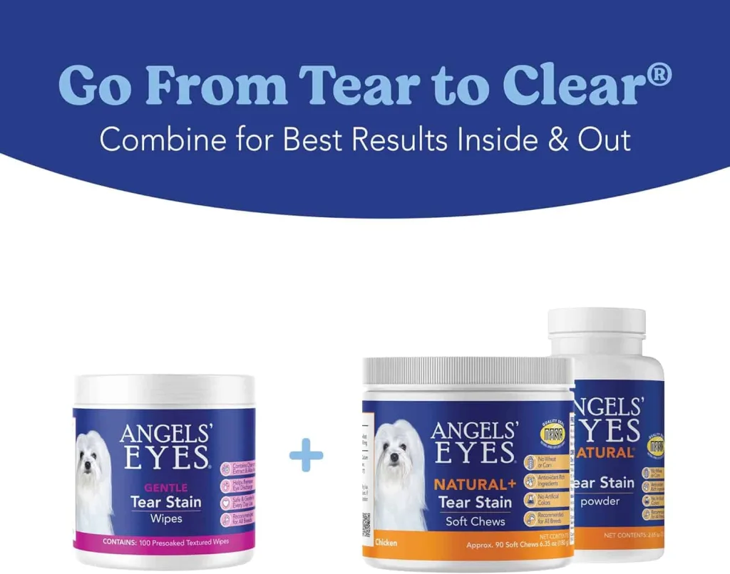 angels eyes oral chews 3 tubs of Angels Eyes products